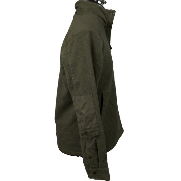 FJALLRAVEN Canada Wool Padded Shirt Jacket Olive Green Womens M - Picture 3 of 15